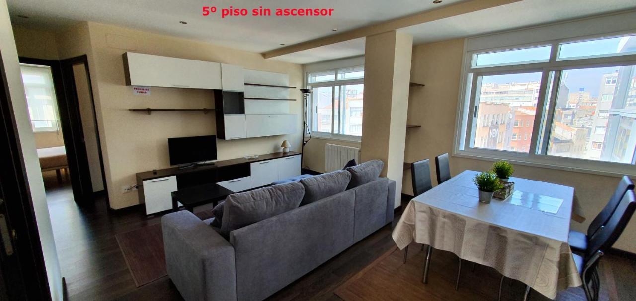 Coqueto Apartamento De 2 Habitaciones En Zona Estacion Tren Ла Коруня Екстериор снимка