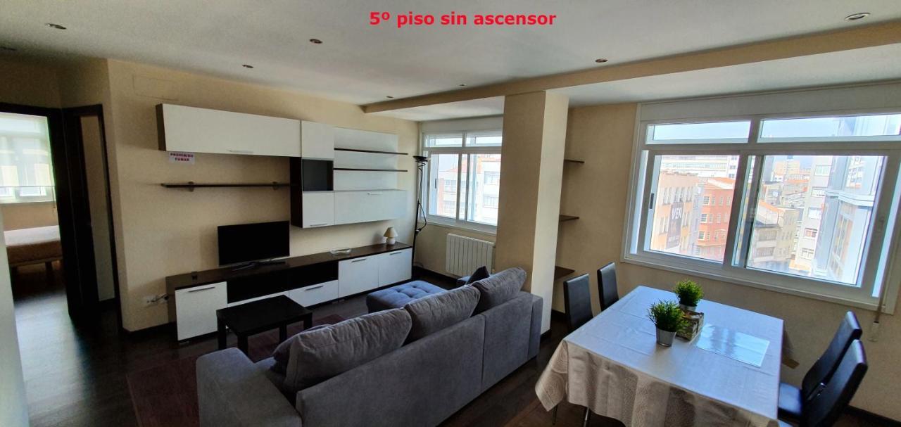 Coqueto Apartamento De 2 Habitaciones En Zona Estacion Tren Ла Коруня Екстериор снимка